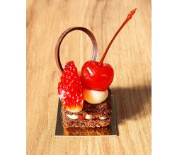 Brownie cheese cake miniatura